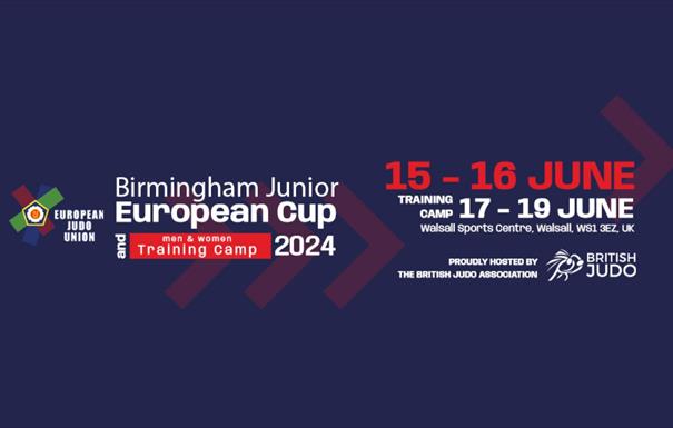 European Judo Union - Birmingham Junior European Cup 2024
