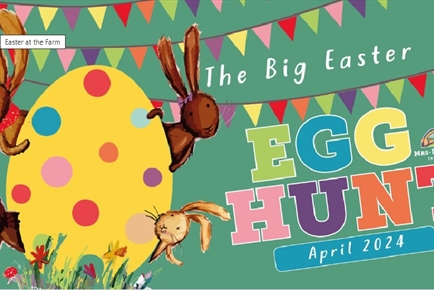 Big Easter Egg Hunt at Mrs Dowsons Farm Park