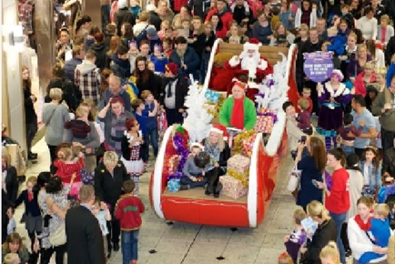 Santa's Sleigh is coming to the Mall