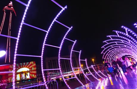 Blackpool Illuminations spiro and Tower