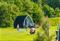 Family staying at Stanley Villa Farm Fishing & Camping