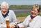 Couple enjoying a drink