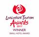 Lancashire Tourism Awards Winner 2017 - Small Hotel Award