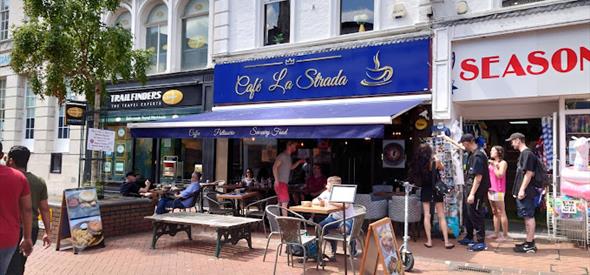 Cafe La Strada from Bournemouth Highstreet