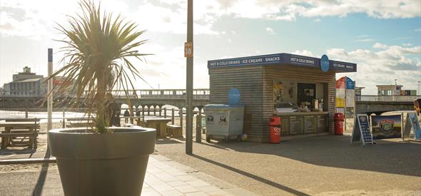 Bournemouth Seafront Kiosk in pier approach