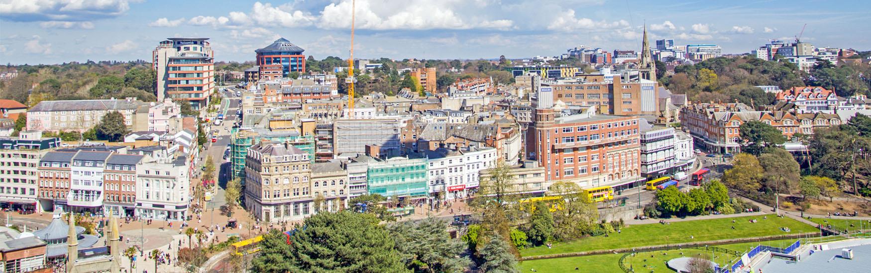 Bournemouth on a sunny day perfect for shopping.