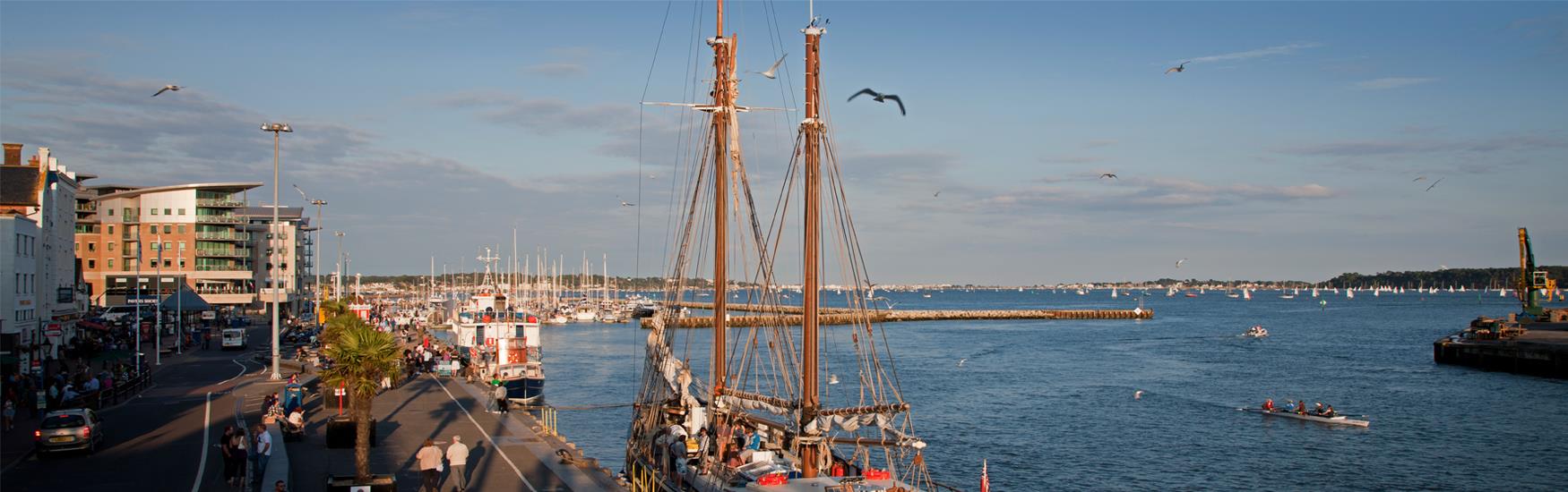 Visit the neighbouring town of Poole © Poole Tourism