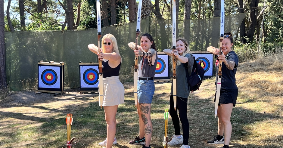 Medieval Trio - Easter Archery, Crossbows & Axe Throwing - Bournemouth