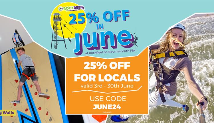 25% off at RockReef