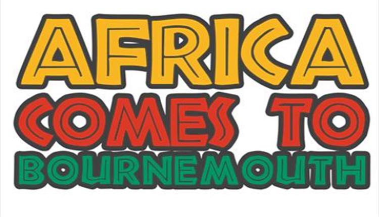 Africa comes to Bournemouth logo in yellow, red and green
