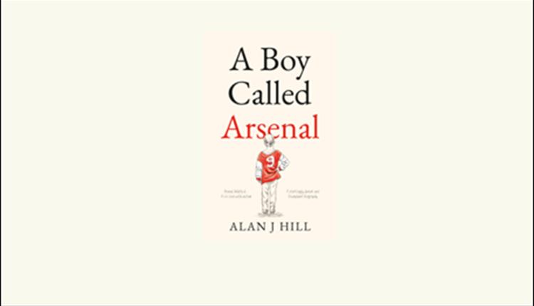 Book jacket showing boy in Arsenal football kit