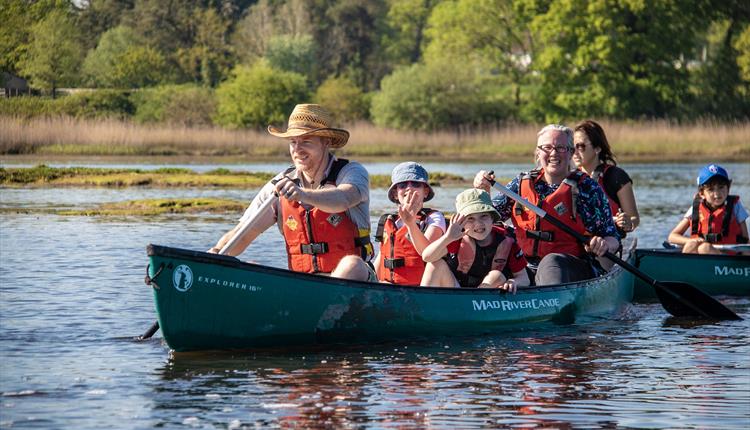 Father enjoying Fathers's Day Paddles