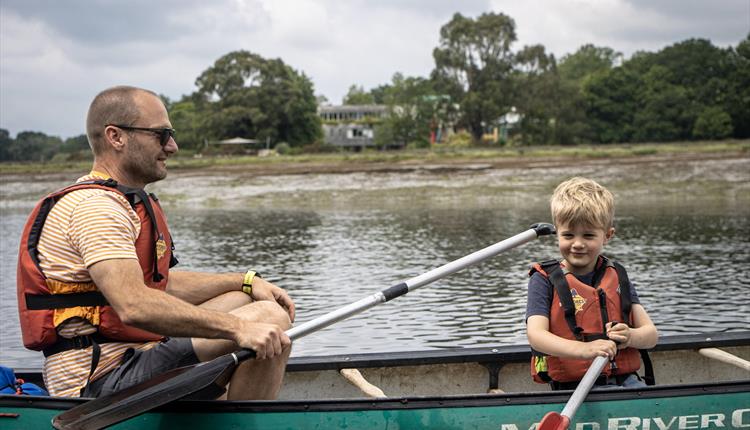 Canoeing on Beaulieu River