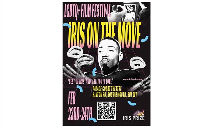 Iris On The Move promotional poster with the events information on it