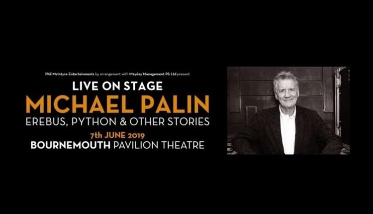 Michael Palin reads and performs erebus, python and more live on stage