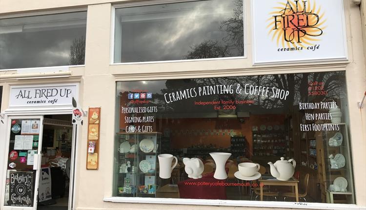 All Fired Up Ceramics Cafe Bournemouth Exterior