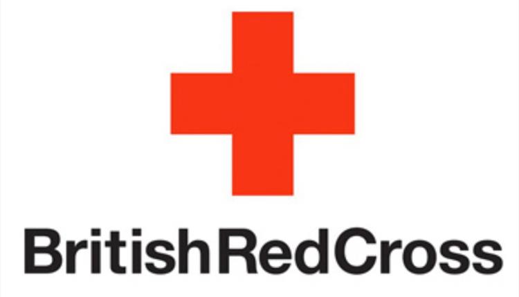 The British Red Cross logo.