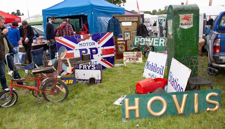 Antiques ready to be sold at Jumble sale