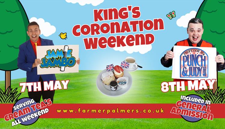 Kings Coronation Weekend at Farmer Palmers