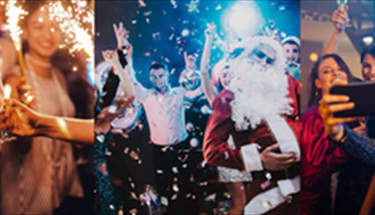 'a cracking big Christmas at Village Hotel' Images of people partying and celebrating