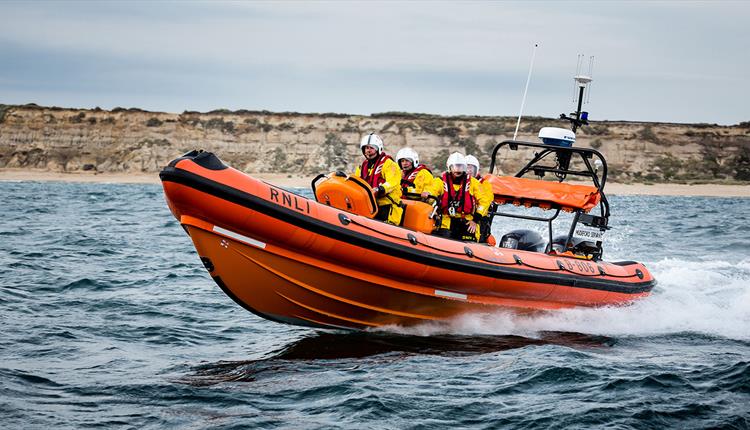 RNLI Mudeford Lifeboat Guild Blue Light Day

