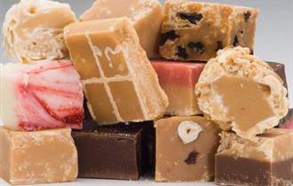 Selection of mouth-watering homemade fudge