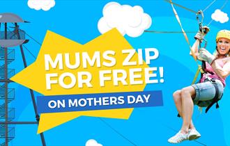 Mum's Zip for FREE at RockReef this Mother's Day!