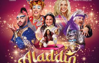 cast of Aladdin panto