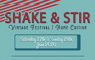 Shake & Stir vintage coloured logo