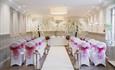 Pink and white wedding at the Hermitage