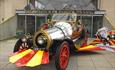 Film Chitty outside museum