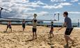 Volleyball at Boscombe beach