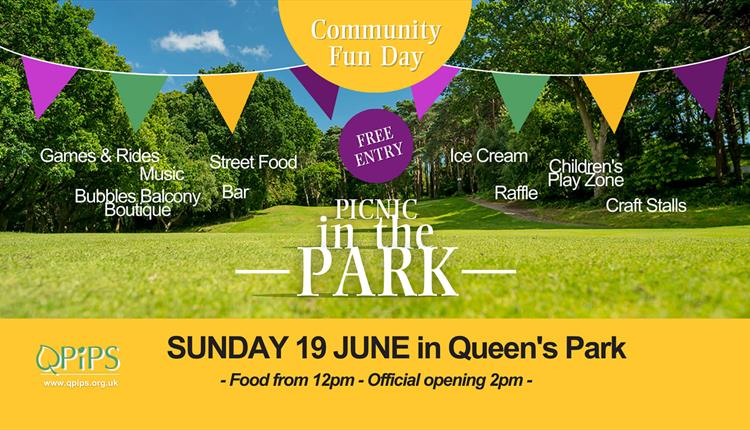 Picnic in the the Park - Community Fun day. Sunday 19 June in Queen's Park