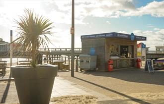 Bournemouth Seafront Kiosk in pier approach