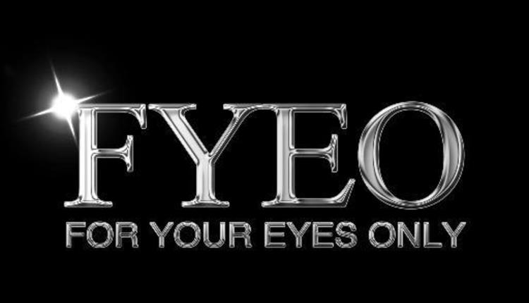 For Your Eyes Only logo