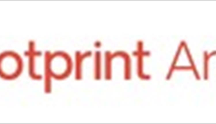 red text on white background 'footprint architects'