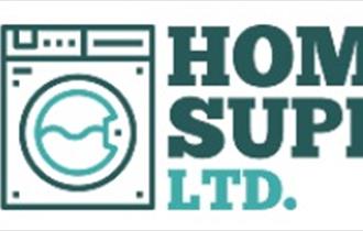 Home Support LTD green and white text with logo of a dripping pipe next to a washing machine
