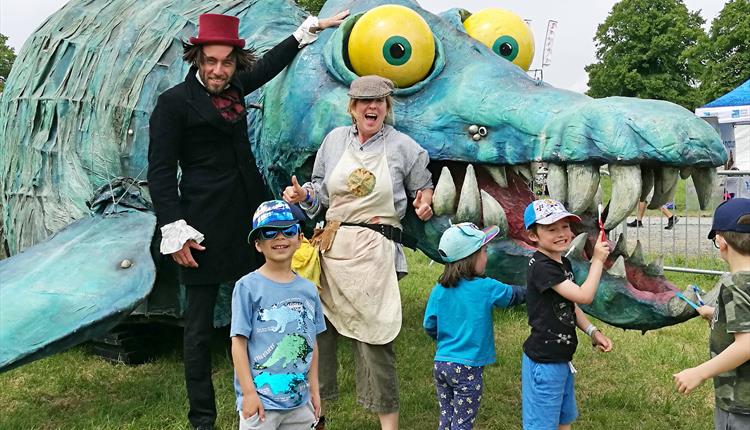 Horace the Pliosaur will be the star attraction at Adventure Wonderland, taking up 'roar'sidence during half term, Mon 17th – Fri 21st February