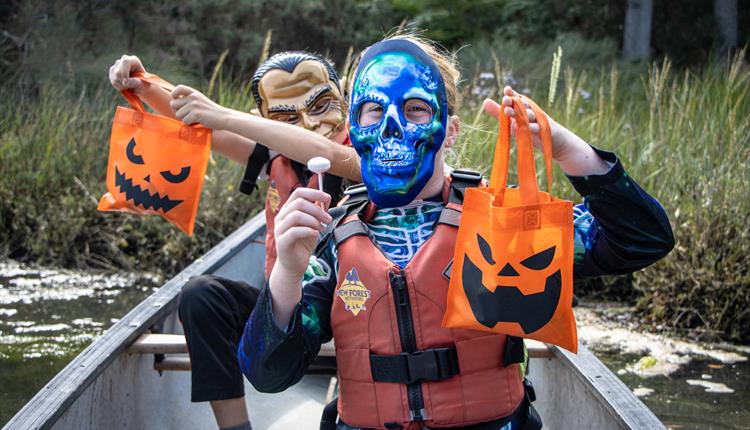 Spooky Halloween canoe trip with New Forest Activities