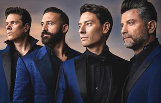 Il Divo in blue and black suits