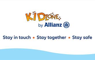 KidZone by Allianz Graphic which also reads Stay in touch | Stay together | stay safe