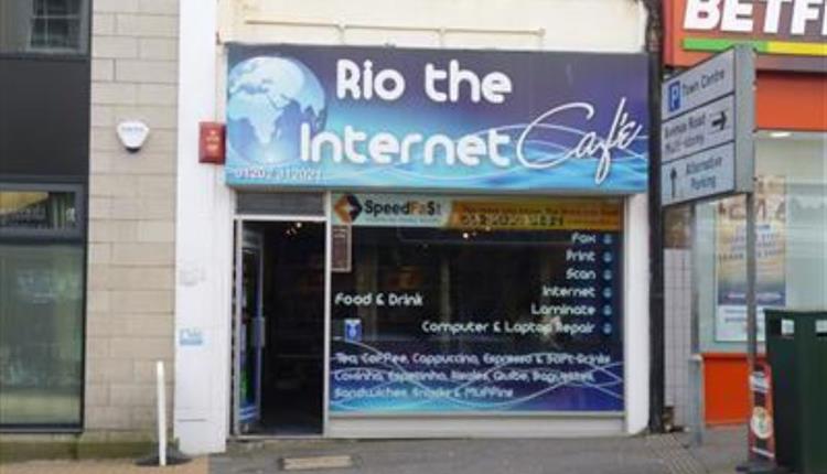The Front of Rio The Interent Cafe