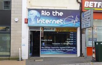 The Front of Rio The Interent Cafe