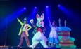 Stage show with Rabbit, Mad Hatter and The Rabbit