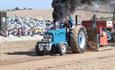 The Tractor pulling event at the Great Dorset Steam Fair