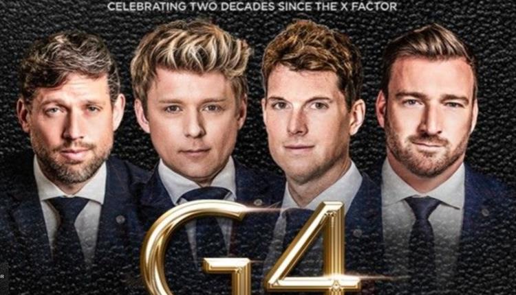 G4 music poster of the four guys