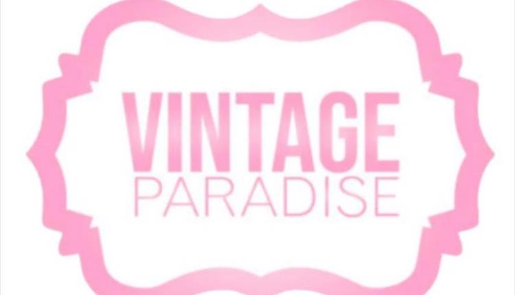 Vintage Paradise pink logo