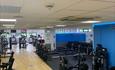 A fully equipped, newly refurbished gym with all equipment