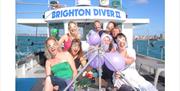 Hen party on the boat