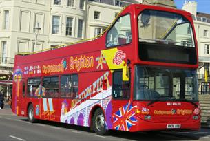 Sightseeing bus by Regency Square